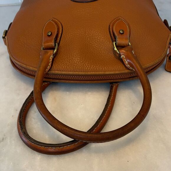 Dooney & Bourke Bag Purse Handbag Pebbled Leather Norfolk Satchel Tote Bag - Picture 10 of 16